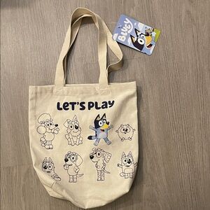Bluey Let's Play Canvas Tote Bag
